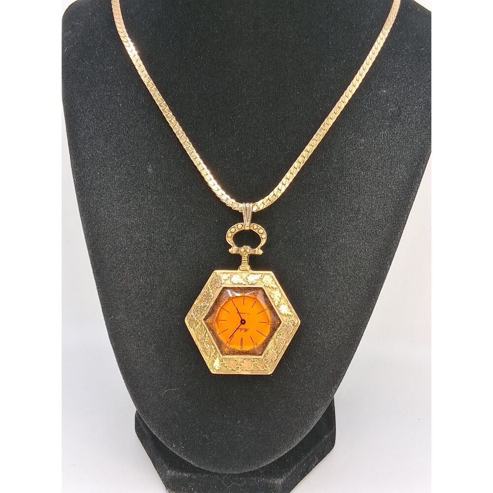 19.  Vintage Belair timepiece on chain